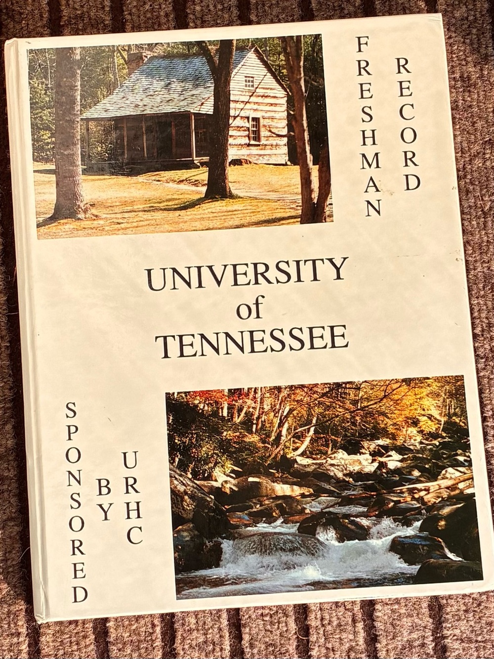 UT 1992 Freshman Record Yearbook URHC Tennessee Vols Residence Halls Volunteers